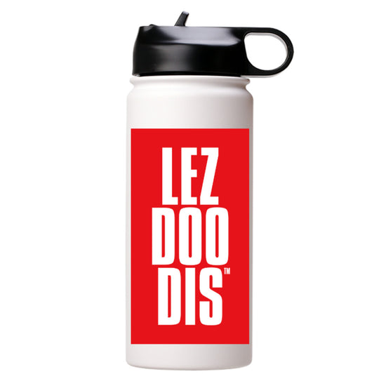 LezDooDis stainless steel water bottle